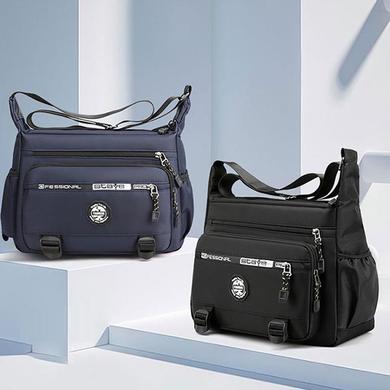 Мужская многослойная карманная сумка-мессенджер через плечо на одно плечо, большая вместительная сумка через плечо
Мужская многослойная карманная сумка-мессенджер через плечо на одно плечо, большая вместительная сумка через плечо