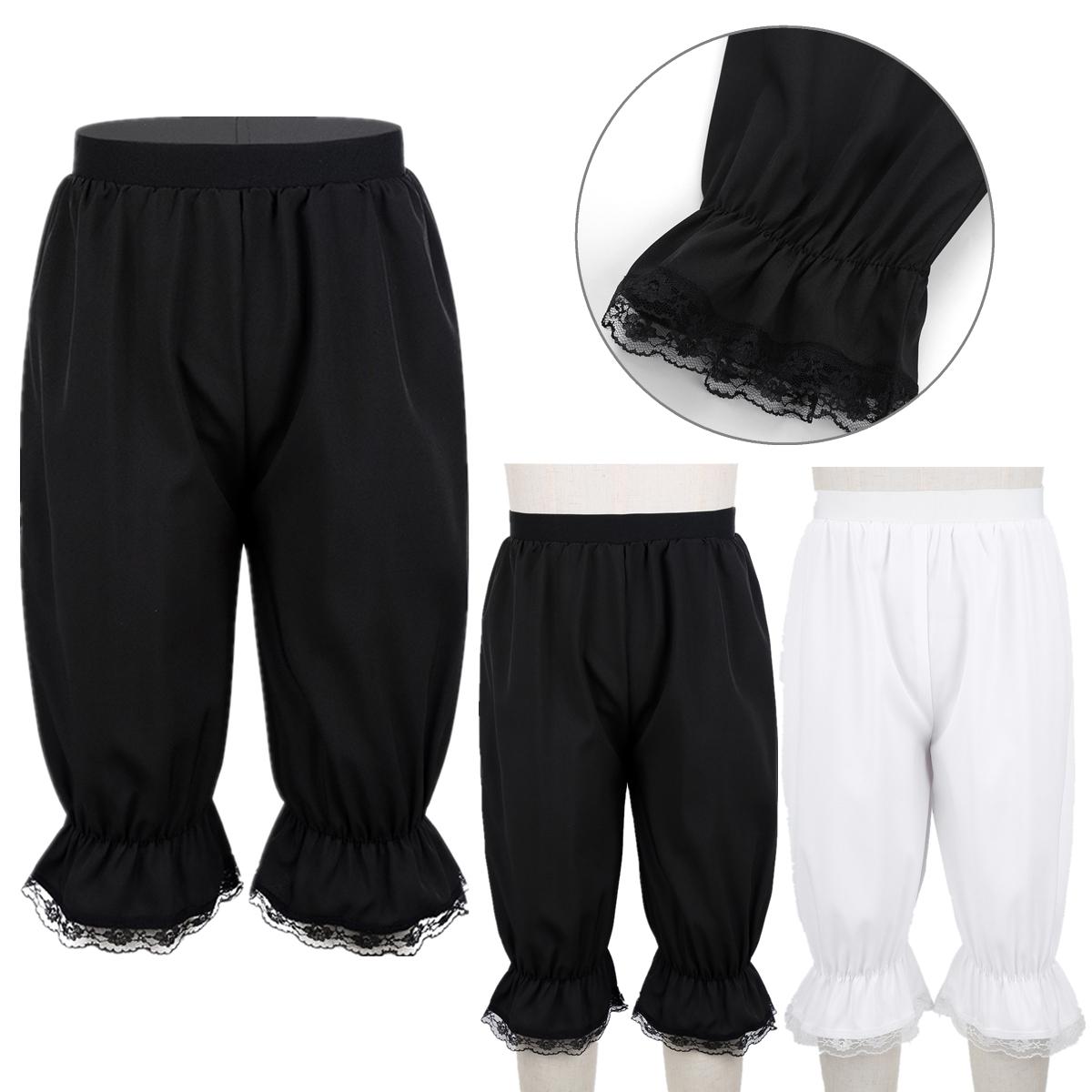 Kids Girls Solid Color Bloomers Loose Lace Trim Trousers Elastic Waistband Pants Victorian Fancy Dress-up 14-16 Years білий
Kids Girls Solid Color Bloomers Loose Lace Trim Trousers Elastic Waistband Pants Victorian Fancy Dress-up 14-16 Years білий