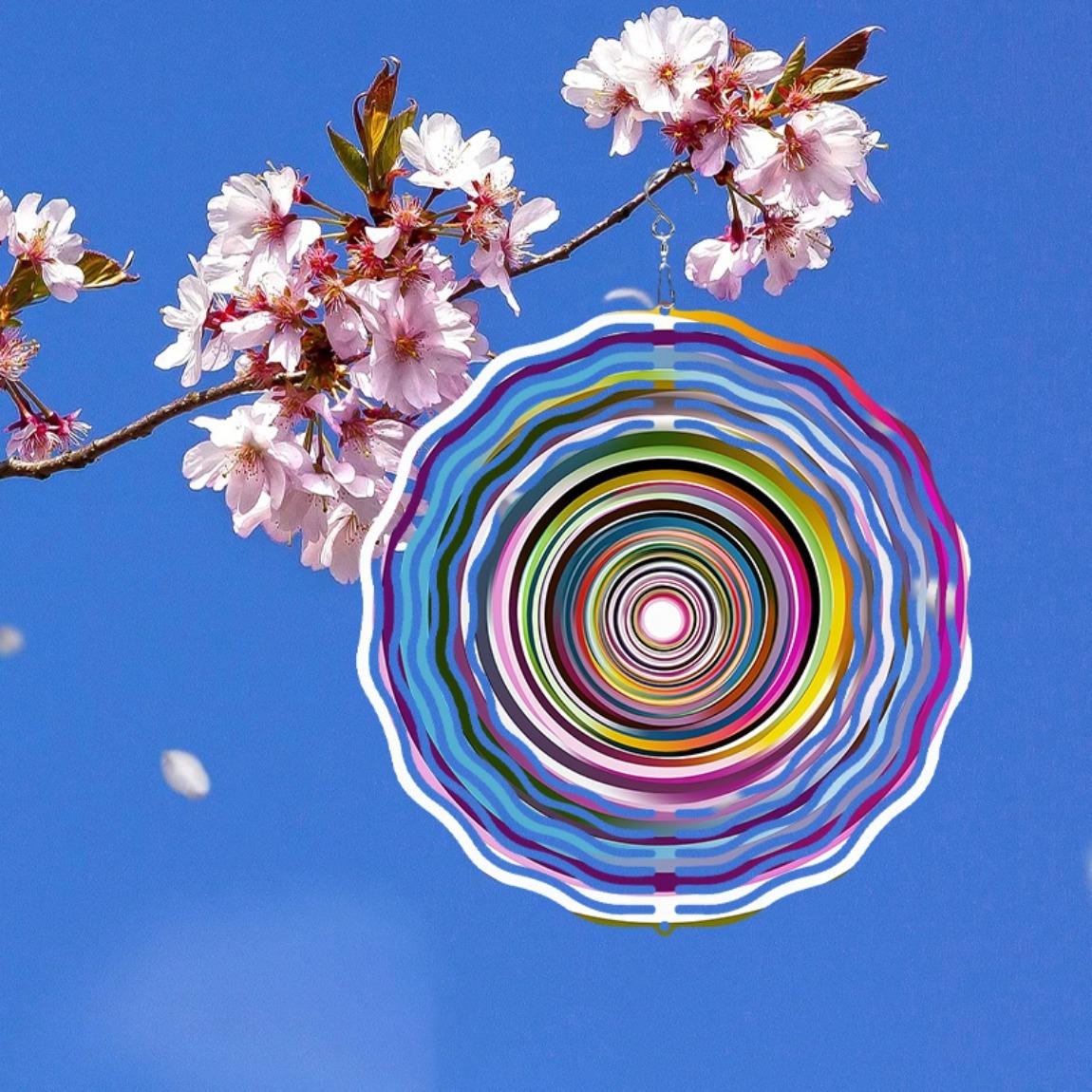 Bohemian 3D Mandala Kaleidoscope Wind Chime Colorful Metal Hanging Decor for Garden Patio No Battery Outdoor Spinner Home Yard Art
Bohemian 3D Mandala Kaleidoscope Wind Chime Colorful Metal Hanging Decor for Garden Patio No Battery Outdoor Spinner Home Yard Art