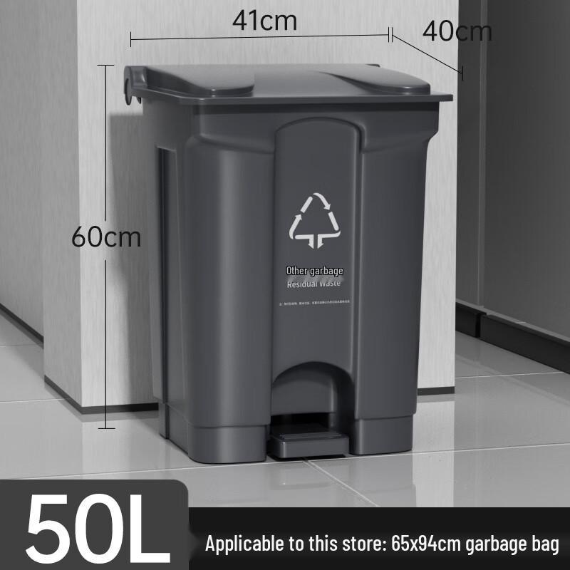 Commercial Foot-Pedal Sorting Trash Can
Commercial Foot-Pedal Sorting Trash Can