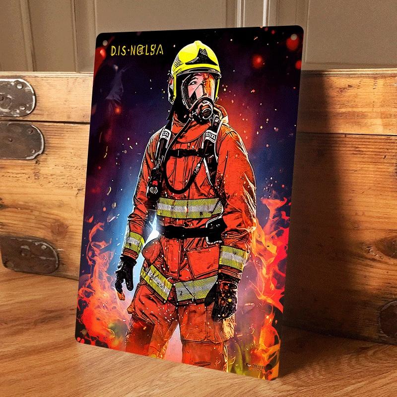 1 piece of firefighter-themed tin plaque/wall hanging, home decoration mural, living room/bedroom wall art, rescue hero figure d (as the picture,20x30cm)
1 piece of firefighter-themed tin plaque/wall hanging, home decoration mural, living room/bedroom wall art, rescue hero figure d (as the picture,20x30cm)