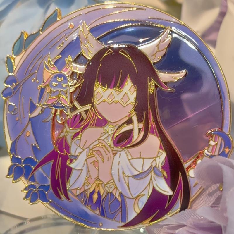Game Genshin Impact Columbina Kuutar Moon Maiden Damselette Cosplay Badge Alloy Brooch Lapel Pins Ornament Accessories Props бежевый
Game Genshin Impact Columbina Kuutar Moon Maiden Damselette Cosplay Badge Alloy Brooch Lapel Pins Ornament Accessories Props бежевый