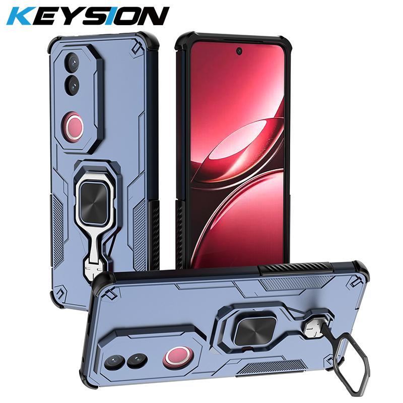 KEYSION Противоударный бронированный чехол для VIVO V50 5G Мягкий силиконовый + PC Вертикальный металлический чехол-подставка для телефона Задняя крышка для VIVO V50 5G for VIVO V50 чёрный
KEYSION Противоударный бронированный чехол для VIVO V50 5G Мягкий силиконовый + PC Вертикальный металлический чехол-подставка для телефона Задняя крышка для VIVO V50 5G for VIVO V50 чёрный