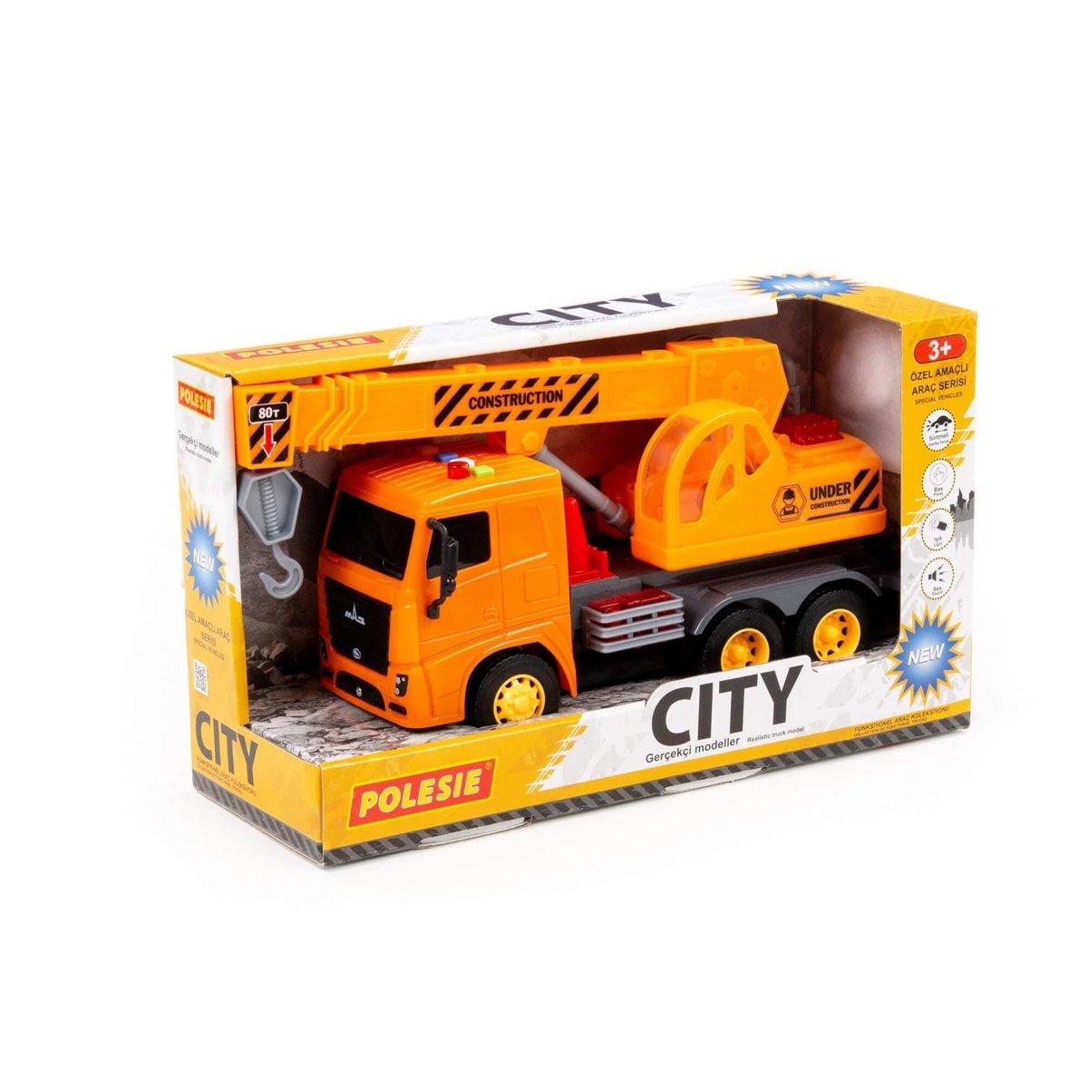 96272 CİTY-2 Sürtmeli Vinç Işıklı ve Sesli Turuncu Kabin Kutuda - Polesie
96272 CİTY-2 Sürtmeli Vinç Işıklı ve Sesli Turuncu Kabin Kutuda - Polesie
