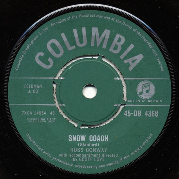 7-дюймовая пластинка RUSS CONWAY Snow Coach 45DB4368 Columbia 1959 UK Джаз Б/у
7-дюймовая пластинка RUSS CONWAY Snow Coach 45DB4368 Columbia 1959 UK Джаз Б/у