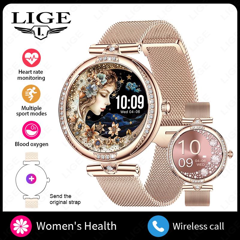 Smart Watch Women Bluetooth Call HeartRate Blood Pressure Monitoring Smartwatches Waterproof Men Smartwatch For IOS Android чорний
Smart Watch Women Bluetooth Call HeartRate Blood Pressure Monitoring Smartwatches Waterproof Men Smartwatch For IOS Android чорний