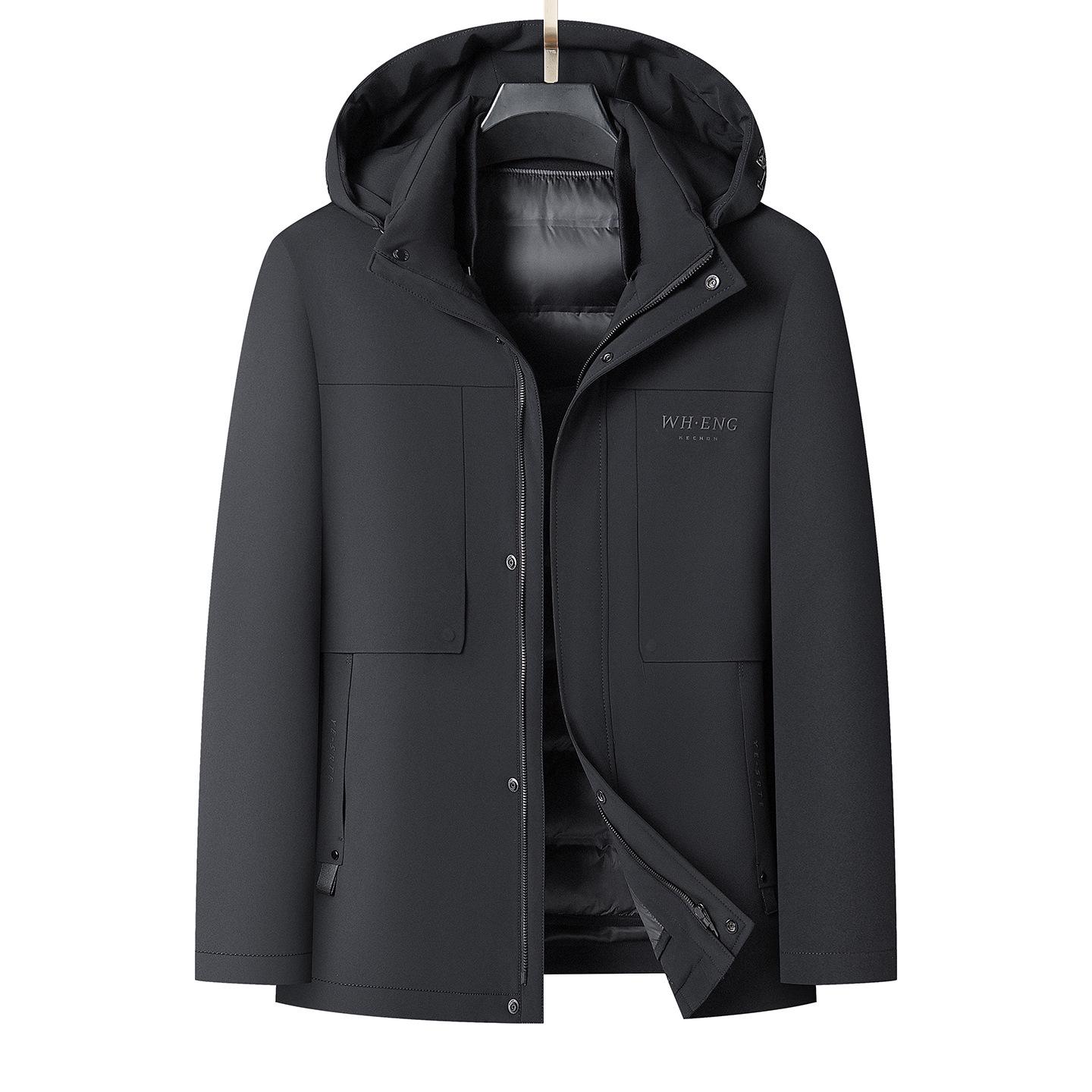 Men s 2025 Winter Removable Liner Down Jacket: Thick Warm White Duck Down Business Casual Coat 3XL чорний
Men s 2025 Winter Removable Liner Down Jacket: Thick Warm White Duck Down Business Casual Coat 3XL чорний