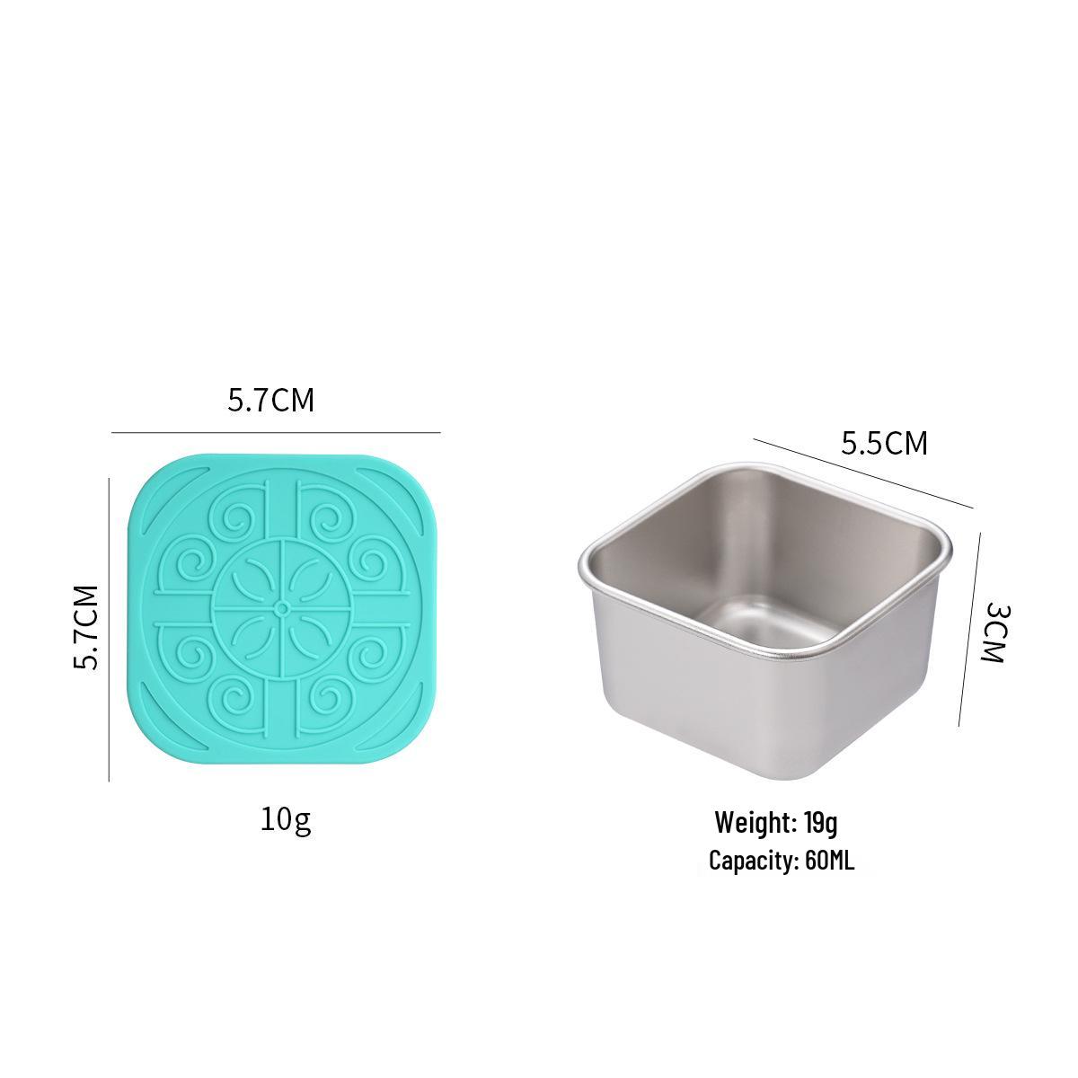 304 Stainless Steel Sauce Cup with Silicone Lid, Leakproof Ketchup & Salad Container, 60/180ml.
304 Stainless Steel Sauce Cup with Silicone Lid, Leakproof Ketchup & Salad Container, 60/180ml.