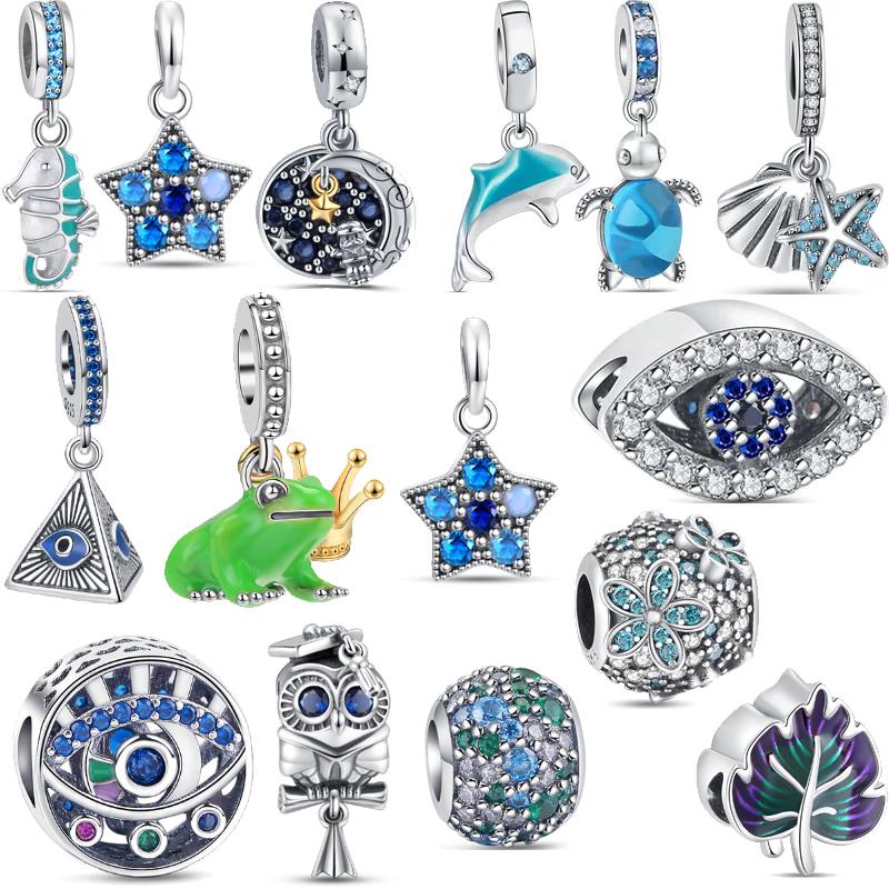 925 Silver Blue Eyes Dolphin Whale Tropical Fish Colorful Palette Charm Beads Fit Original Charms Bracelet Women Jewelry
925 Silver Blue Eyes Dolphin Whale Tropical Fish Colorful Palette Charm Beads Fit Original Charms Bracelet Women Jewelry