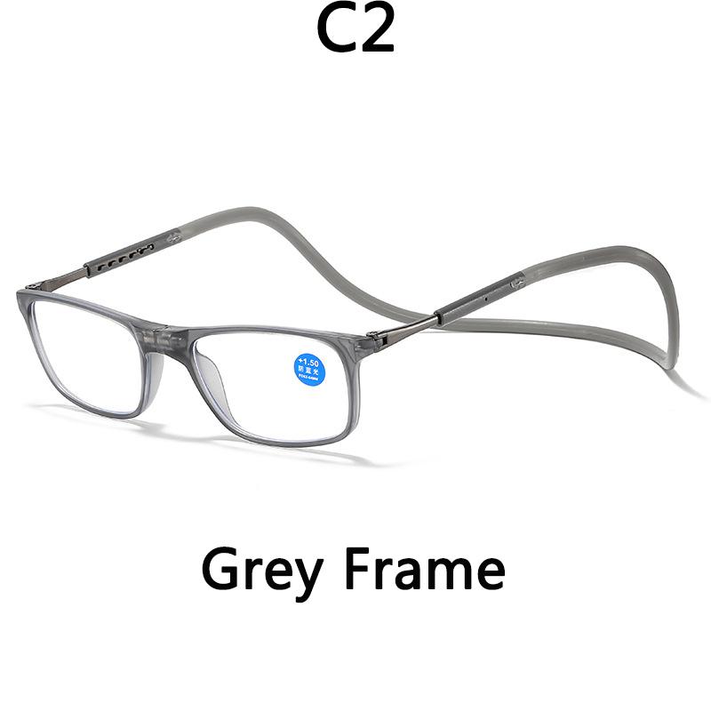 Портативные магнитные очки для чтения для мужчин Очки для чтения с магнитом, висящие на шее Очки для пресбиопов Женские Anti-blue plus300
Портативные магнитные очки для чтения для мужчин Очки для чтения с магнитом, висящие на шее Очки для пресбиопов Женские Anti-blue plus300