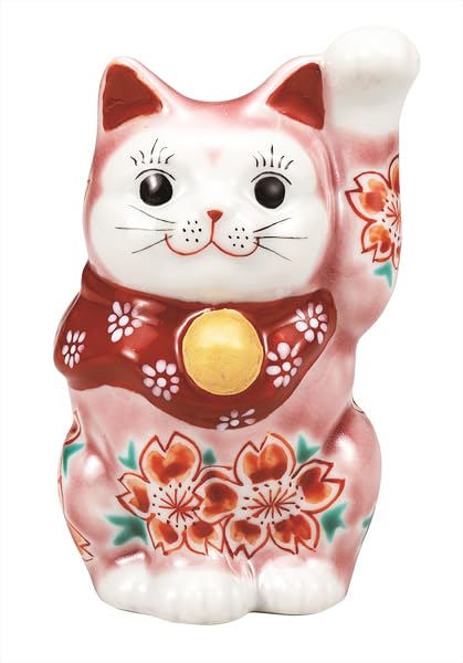 Фарфор Кутани Иватая Манеки Неко с розовой глазурью и цветущей вишней, 3,3 дюйма, K9-1571
Фарфор Кутани Иватая Манеки Неко с розовой глазурью и цветущей вишней, 3,3 дюйма, K9-1571