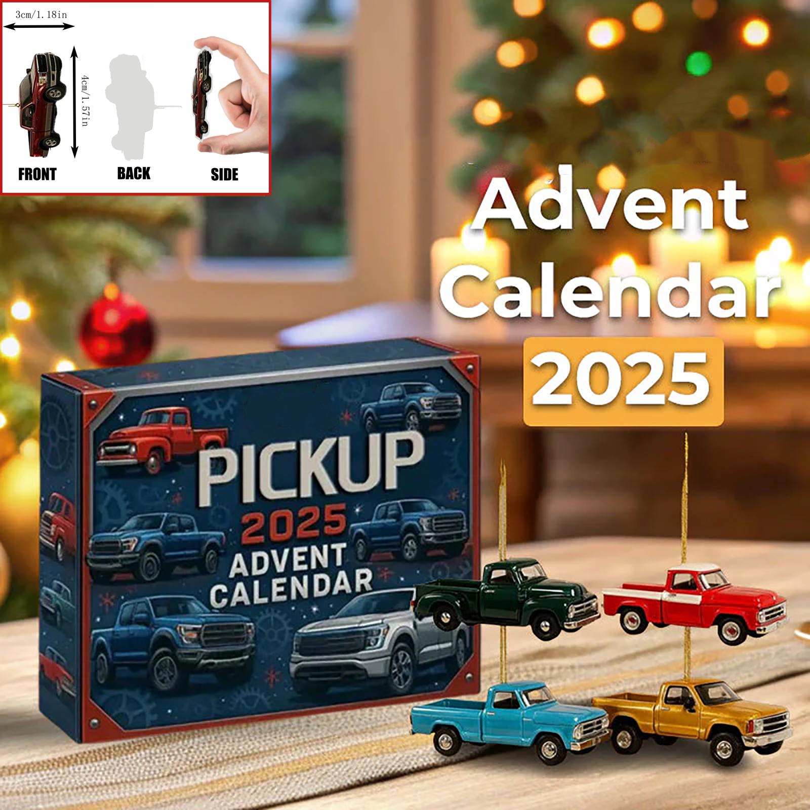 2D Plane+airplane Box +24PC+ Pickup Truck Countdown Box Christmas Advent Calendar One Size
2D Plane+airplane Box +24PC+ Pickup Truck Countdown Box Christmas Advent Calendar One Size