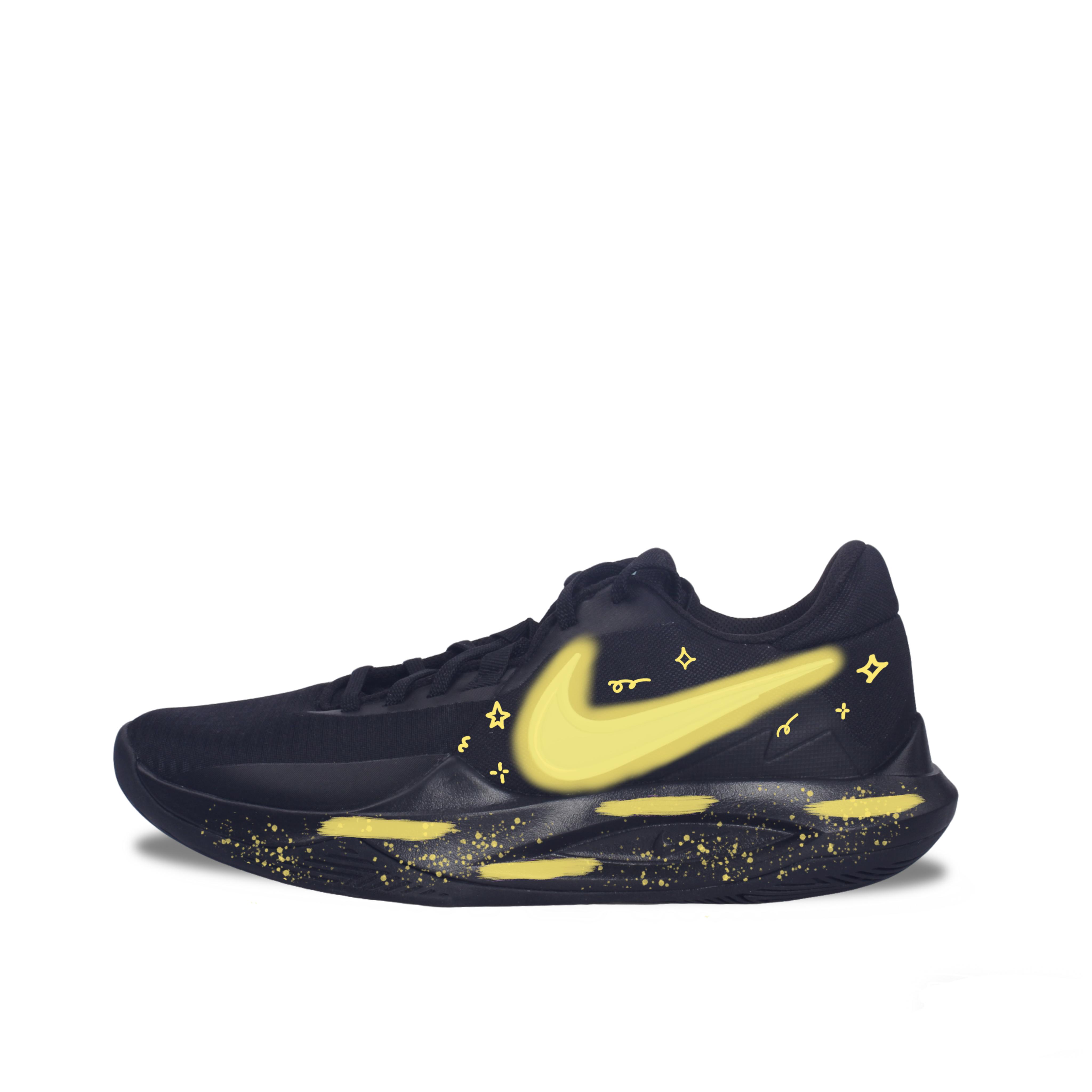 Nike Precision 6 Cushioning Abrasion Resistant Slip Resistant Low top Basketball Shoes Men s Black Yellow IO7605-040(Team1180-) 42.5
Nike Precision 6 Cushioning Abrasion Resistant Slip Resistant Low top Basketball Shoes Men s Black Yellow IO7605-040(Team1180-) 42.5