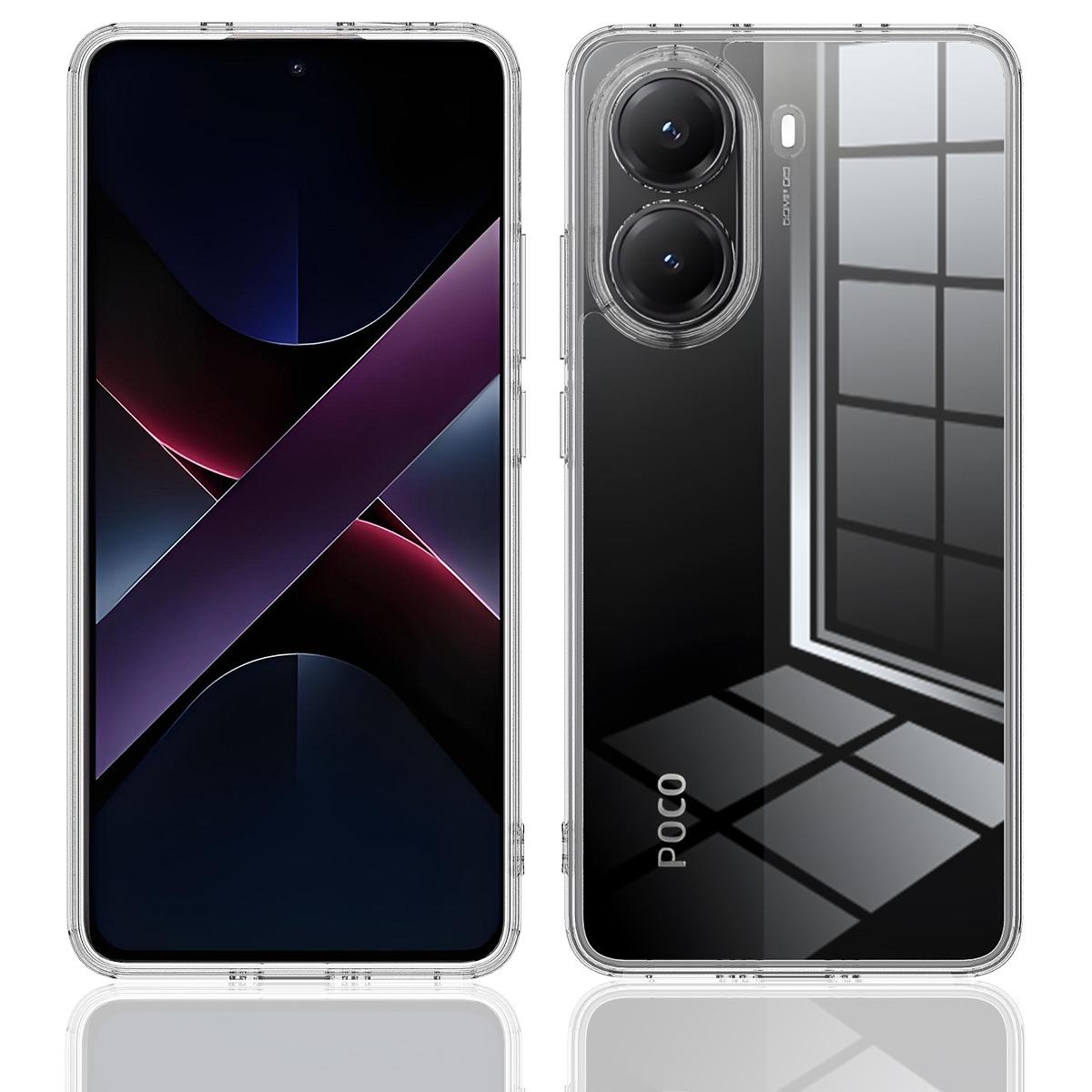 For Xiaomi Poco X7 Pro 5G Clear Phone Case TPU+Acrylic Shockproof Phone Back Cover Clear
For Xiaomi Poco X7 Pro 5G Clear Phone Case TPU+Acrylic Shockproof Phone Back Cover Clear
