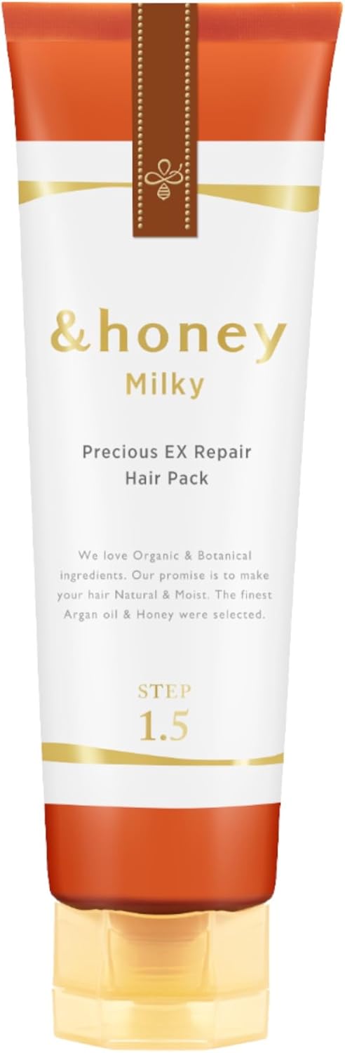 &honey Milky Precious EX Repair Hair Pack 1.5 Intensive restorative hair mask, 130 g
&honey Milky Precious EX Repair Hair Pack 1.5 Intensive restorative hair mask, 130 g