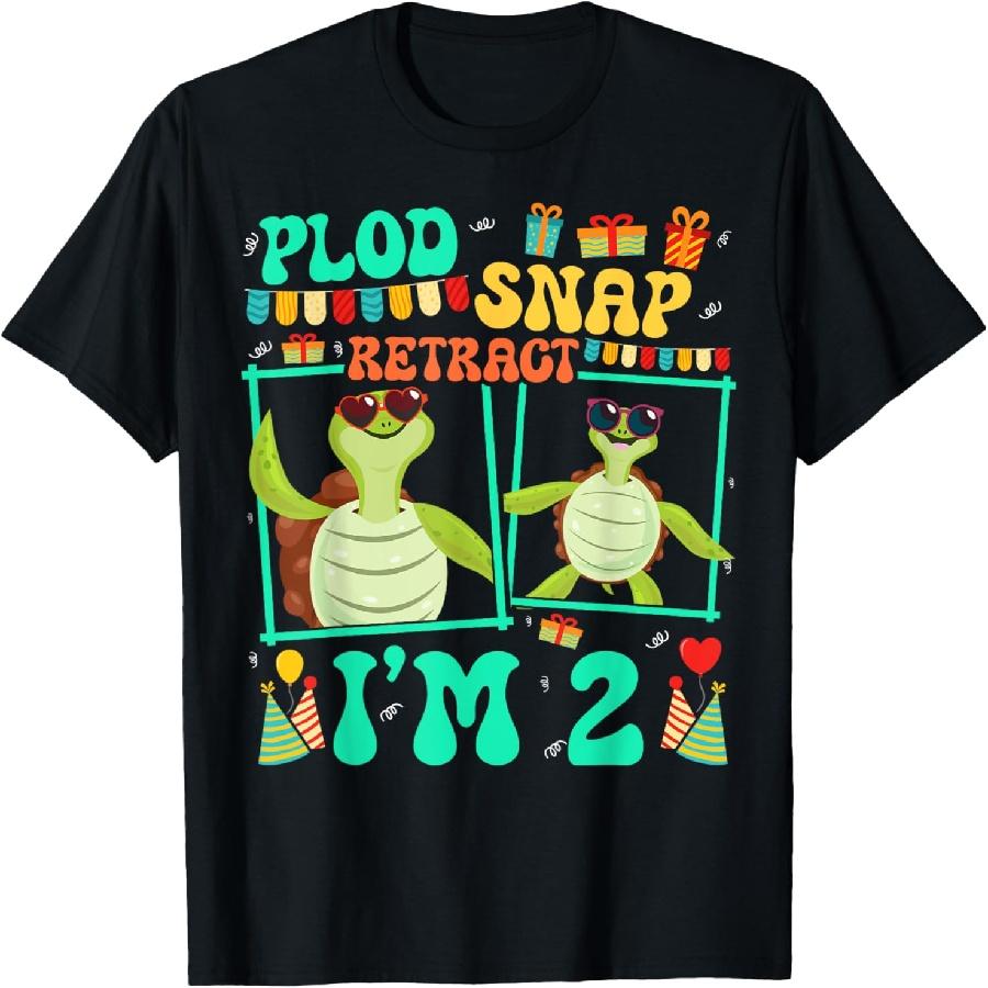 Plod Snap Retract I m 2 Turtle Kid 2nd Birthday T-Shirt XXXXXL чорний
Plod Snap Retract I m 2 Turtle Kid 2nd Birthday T-Shirt XXXXXL чорний