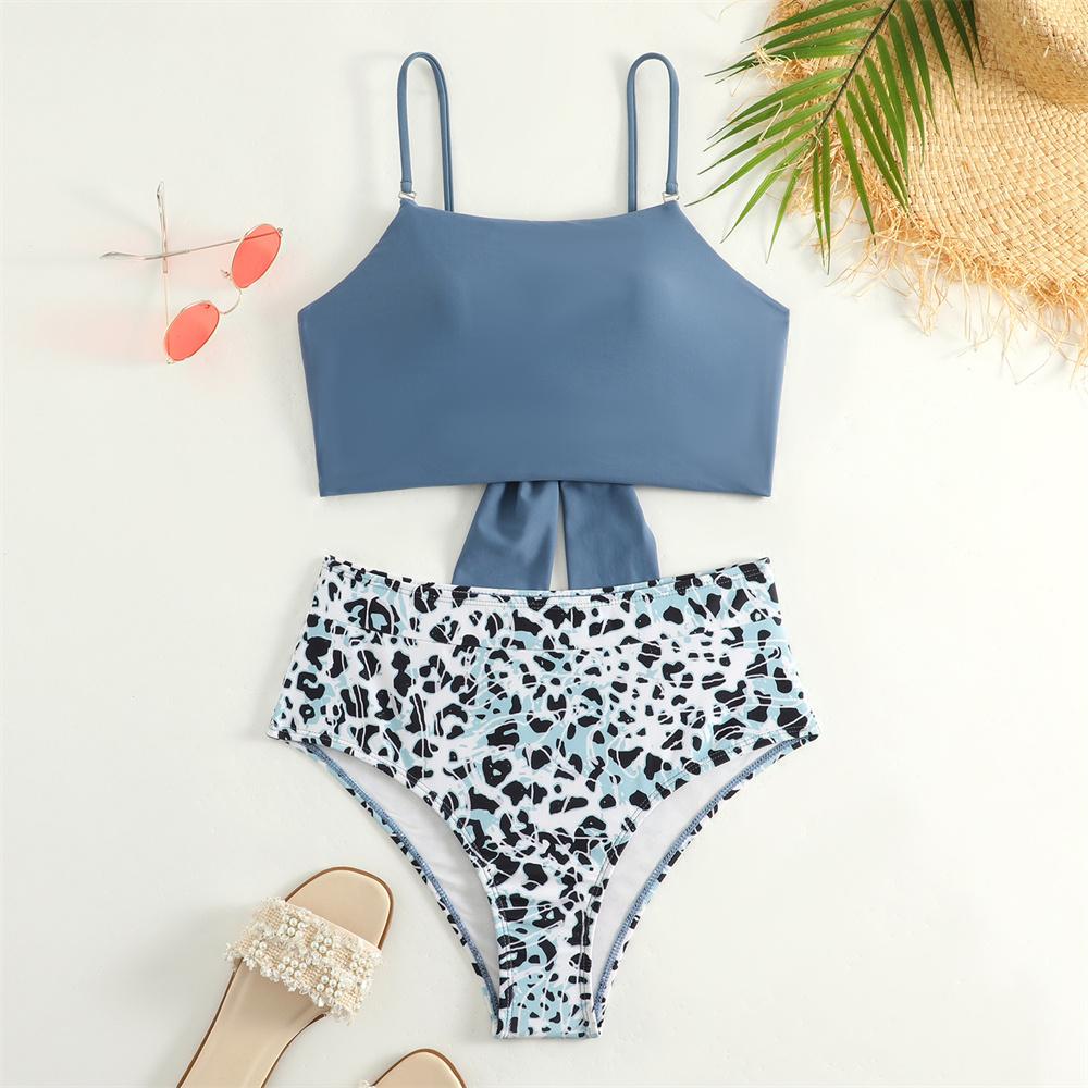 Бикини с высокой талией и завязками на спине, разделенный купальник, танкини с принтом в стиле ретро, Y2K, купальник для отпуска, пуш-ап, бразильский женский пляжный костюм, купальный костюм L синий
Бикини с высокой талией и завязками на спине, разделенный купальник, танкини с принтом в стиле ретро, Y2K, купальник для отпуска, пуш-ап, бразильский женский пляжный костюм, купальный костюм L синий