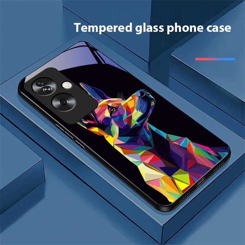 Geometric Animal Dog For Oppo A79 5G 58 78 74 60 4G Reno 11F Realme GT 6 11 Note 50 10 C55 X2 Tempered Glass Black Phone Case For Reno 11 Pro 5G
Geometric Animal Dog For Oppo A79 5G 58 78 74 60 4G Reno 11F Realme GT 6 11 Note 50 10 C55 X2 Tempered Glass Black Phone Case For Reno 11 Pro 5G