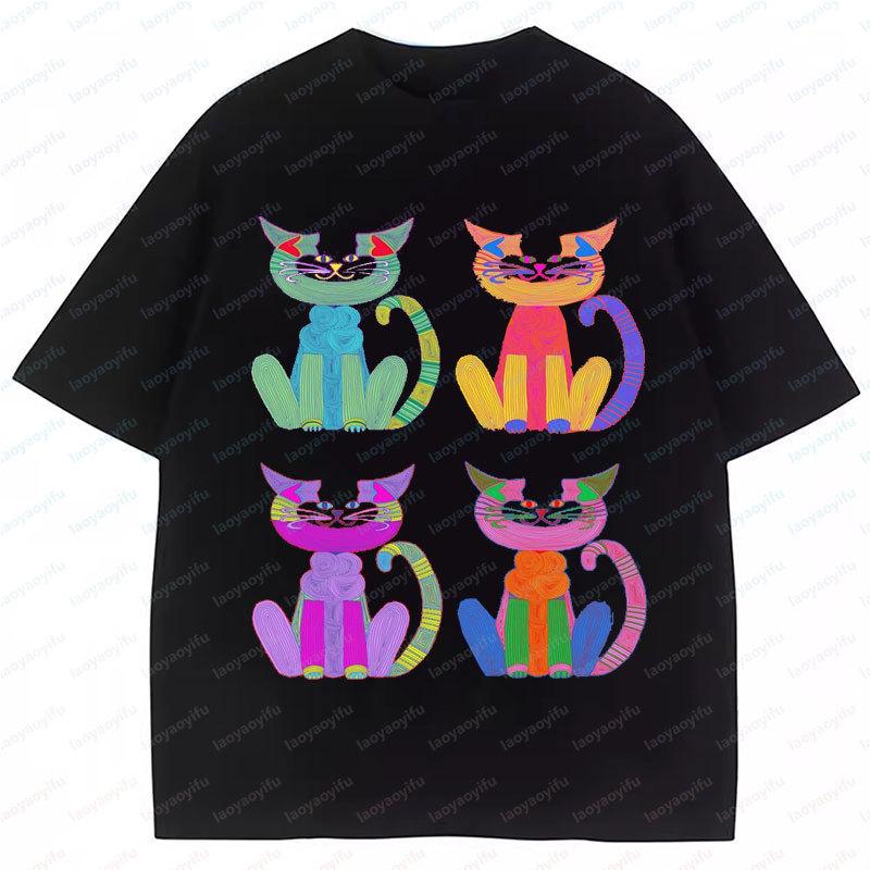 Cats By Andy Warhol Art Vintage Graphic T Shirts Men Woman Cotton Short Sleeve Printed Tee New Fashion Creativity Tops 5XL різнокольоровий
Cats By Andy Warhol Art Vintage Graphic T Shirts Men Woman Cotton Short Sleeve Printed Tee New Fashion Creativity Tops 5XL різнокольоровий