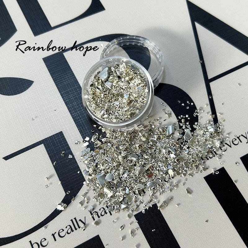 Pure Desire Wind Super Flash Electroplating Gravel Nail Art Jewelry Xiaohongshu Mixed Metal Storm Wearing Nail Material Package срібний
Pure Desire Wind Super Flash Electroplating Gravel Nail Art Jewelry Xiaohongshu Mixed Metal Storm Wearing Nail Material Package срібний