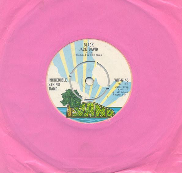 7inch Record INCREDIBLE STRING BAND - Black Jack David WIP6145 Island Records 1972 UK Rock Used
7inch Record INCREDIBLE STRING BAND - Black Jack David WIP6145 Island Records 1972 UK Rock Used