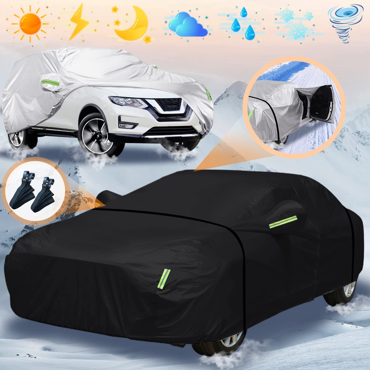 Windproof and waterproof car cover for and all this versatile windshield cover offers protection from UV and and is suitable for all from compact cars чёрный
Windproof and waterproof car cover for and all this versatile windshield cover offers protection from UV and and is suitable for all from compact cars чёрный
