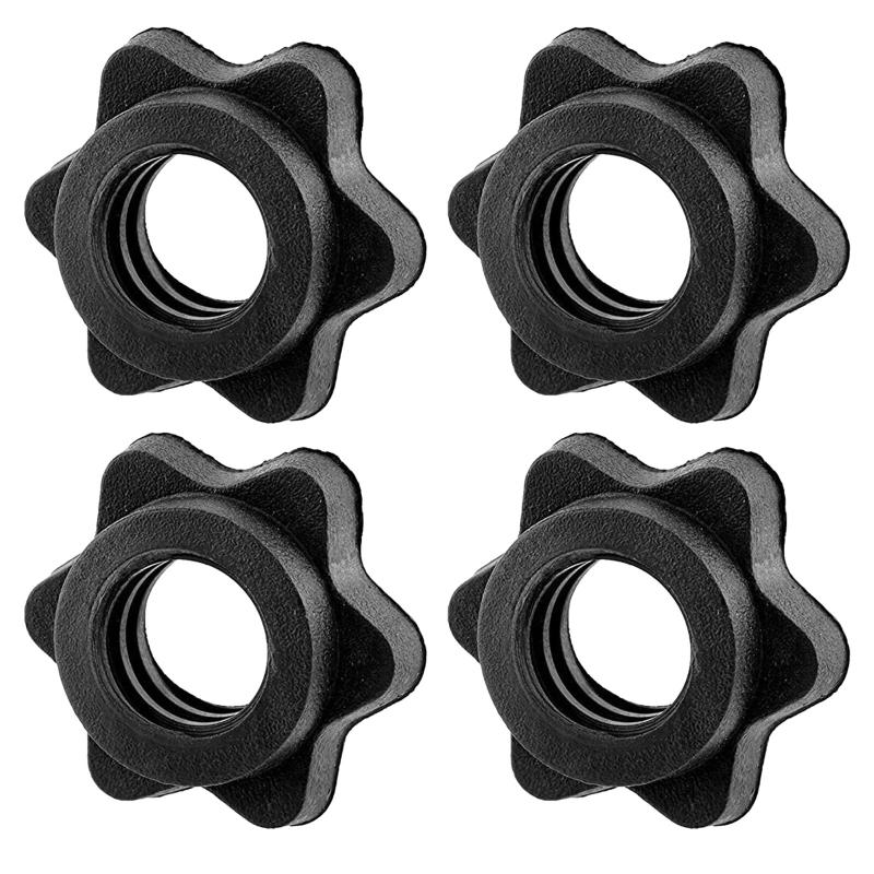4x Barbell Spinlock Collars Replacement Bar Hexagon Nut for Barbell Bar Training чорний
4x Barbell Spinlock Collars Replacement Bar Hexagon Nut for Barbell Bar Training чорний