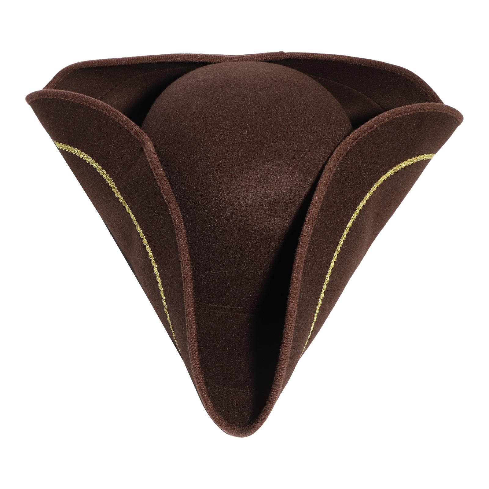 1Pc Unisex Solid Color Wide Brim Pirate Hat Cap with Metal Braided Tape Decorated Costume Accessory Party Supply for Cosplay Themed Party One Size
1Pc Unisex Solid Color Wide Brim Pirate Hat Cap with Metal Braided Tape Decorated Costume Accessory Party Supply for Cosplay Themed Party One Size