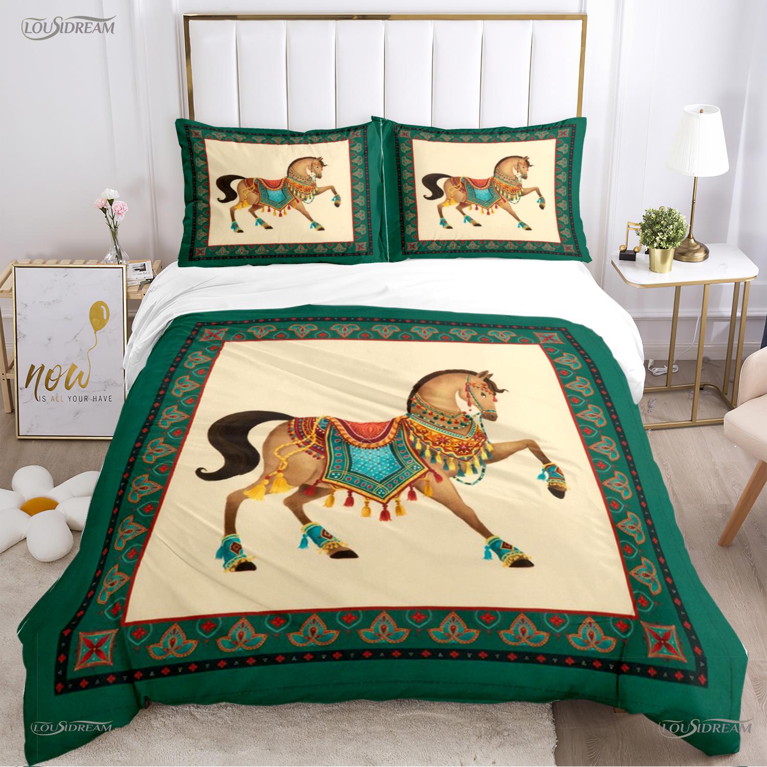 Persia Galloping Horse All Season Duvet Cover Comforter Bedding Sets Soft Quilt Cover and Pillowcases Single/Double/Queen/King 135x200cm
Persia Galloping Horse All Season Duvet Cover Comforter Bedding Sets Soft Quilt Cover and Pillowcases Single/Double/Queen/King 135x200cm