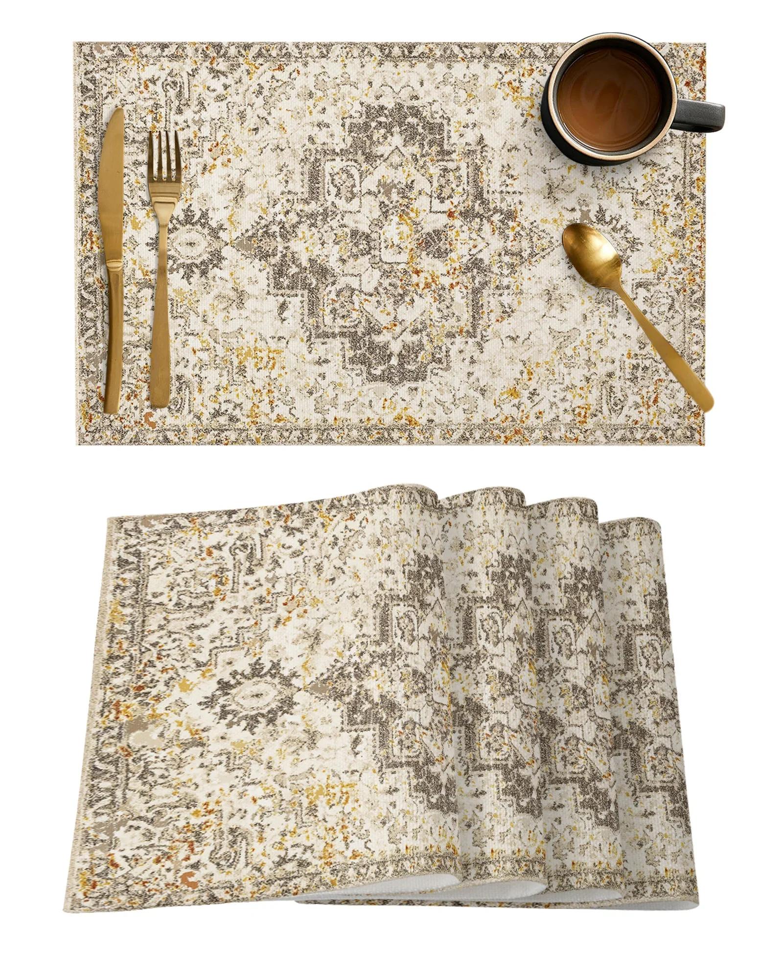 1Pcs Placemat Persian Rug Table Mat For Dining Table Kitchen Accessories Coffee Tea Coaster 1pcs 30x45cm
1Pcs Placemat Persian Rug Table Mat For Dining Table Kitchen Accessories Coffee Tea Coaster 1pcs 30x45cm