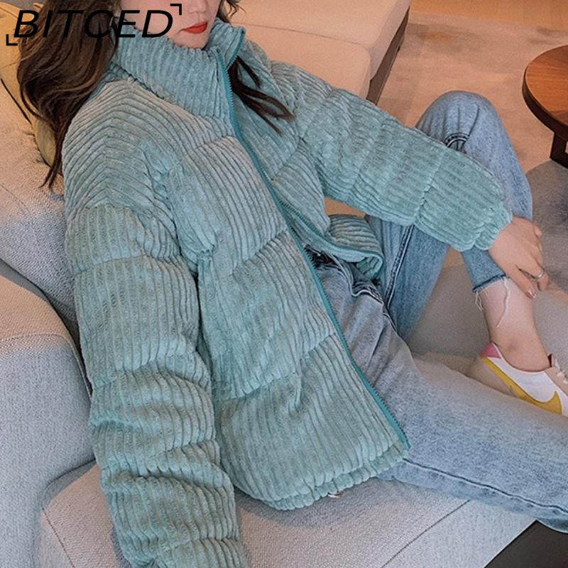 BITCED Зимняя женская короткая стеганая пуховая куртка из вельвета со стойкой, свободного кроя, легкое пальто с хлопковой подкладкой L синий
BITCED Зимняя женская короткая стеганая пуховая куртка из вельвета со стойкой, свободного кроя, легкое пальто с хлопковой подкладкой L синий