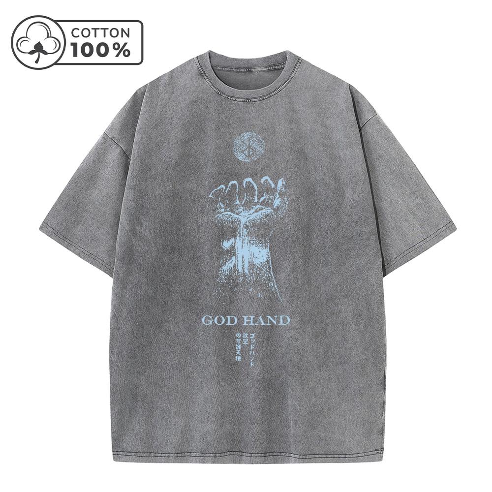 Mens Creative Hand Print Washed TShirt Fashionable Casual Pure Cotton Short Sleeve Top For Everyday Wear And Commute Top S
Mens Creative Hand Print Washed TShirt Fashionable Casual Pure Cotton Short Sleeve Top For Everyday Wear And Commute Top S