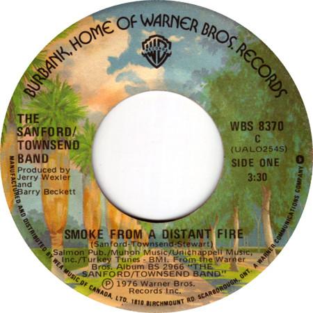 7inch Record SANFORDTOWNSEND BAND Smoke From A Distant Fire Lou WBS8370 WARNER BROS. 1977 Canada Rock Used
7inch Record SANFORDTOWNSEND BAND Smoke From A Distant Fire Lou WBS8370 WARNER BROS. 1977 Canada Rock Used