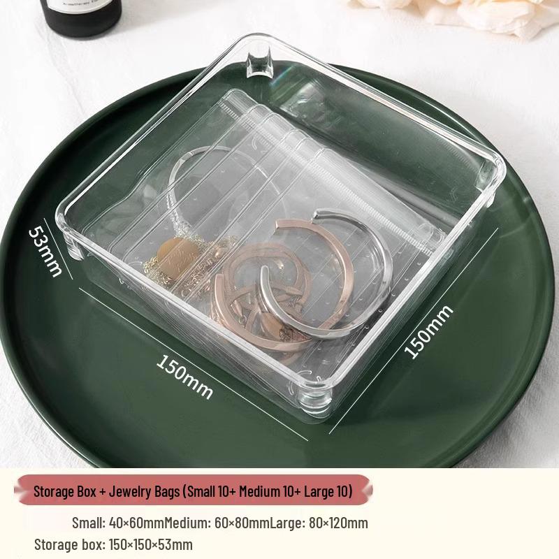 Прозрачный пакет для ювелирных изделий с защитой от потемнения для серег, пуссет, ожерелий и аксессуаров
Прозрачный пакет для ювелирных изделий с защитой от потемнения для серег, пуссет, ожерелий и аксессуаров