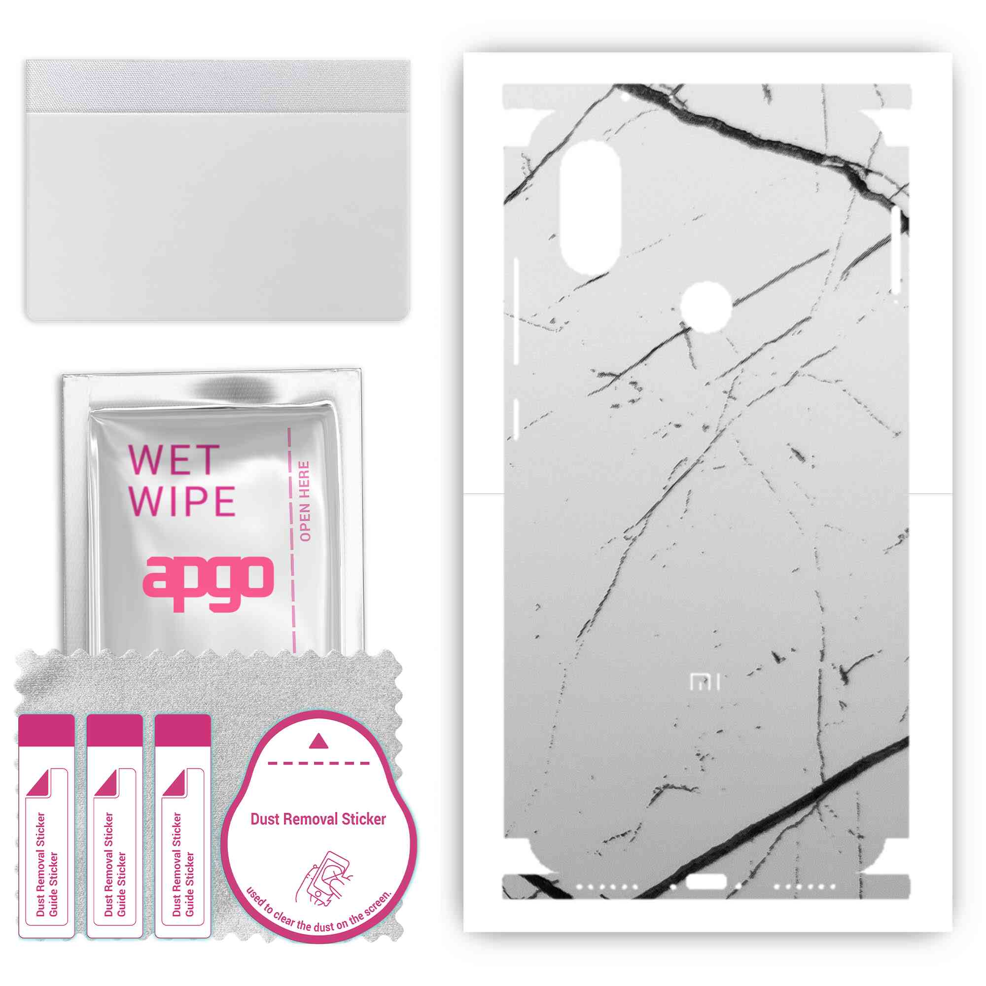 Apgo Protective Skin Sticker для тильної сторони, сумісної з Xiaomi Mi A2 (Mi 6X), Плівка для повного обгортання, фольга, вініл – візерунок білого мармуру
Apgo Protective Skin Sticker для тильної сторони, сумісної з Xiaomi Mi A2 (Mi 6X), Плівка для повного обгортання, фольга, вініл – візерунок білого мармуру