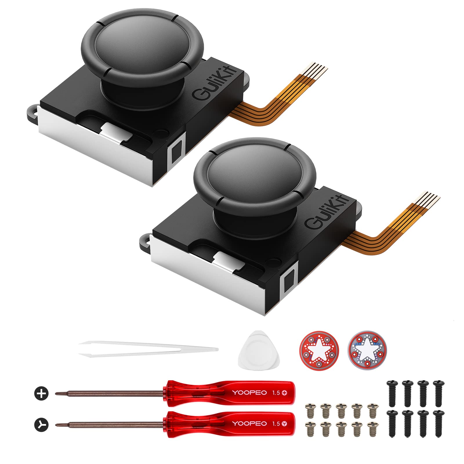 Джойстик AKNES Switch Joystick No Switch с эффектом Холла для переключателя OLED Switch Repair Kit с заменой колпачка джойстика, Drift, Joycon и Lite, (1
Джойстик AKNES Switch Joystick No Switch с эффектом Холла для переключателя OLED Switch Repair Kit с заменой колпачка джойстика, Drift, Joycon и Lite, (1