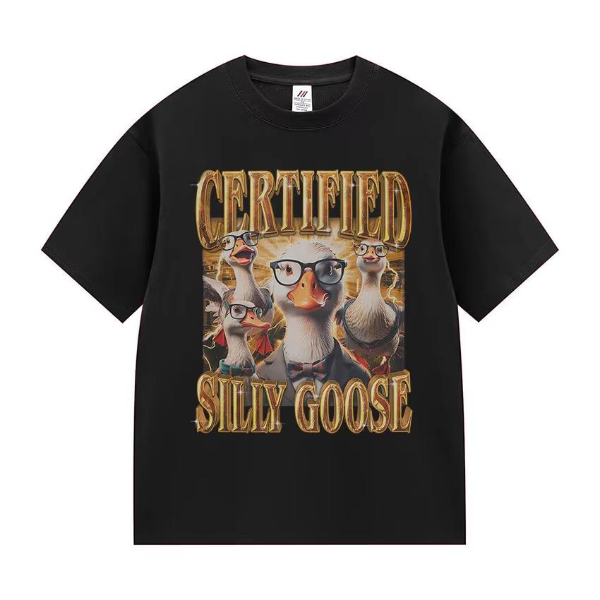 Certified Funny Silly Goose Meme Graphic T-Shirts Men Women Casual Hot Sale Short Sleeve T Shirt Retro Oversized Cotton T Shi... S разноцветный
Certified Funny Silly Goose Meme Graphic T-Shirts Men Women Casual Hot Sale Short Sleeve T Shirt Retro Oversized Cotton T Shi... S разноцветный