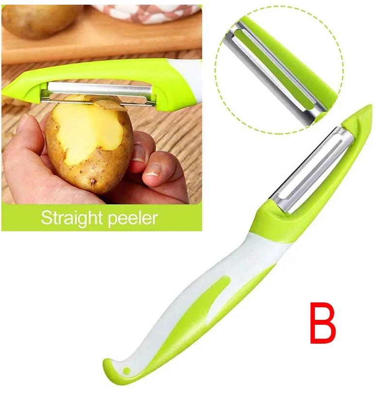 Терка для шинковки картофеля, моркови и фруктов, овощерезка, нож для чистки, нож для пилинга, нержавеющая сталь, пилер, цедра, очень острая резка, кухонные инструменты