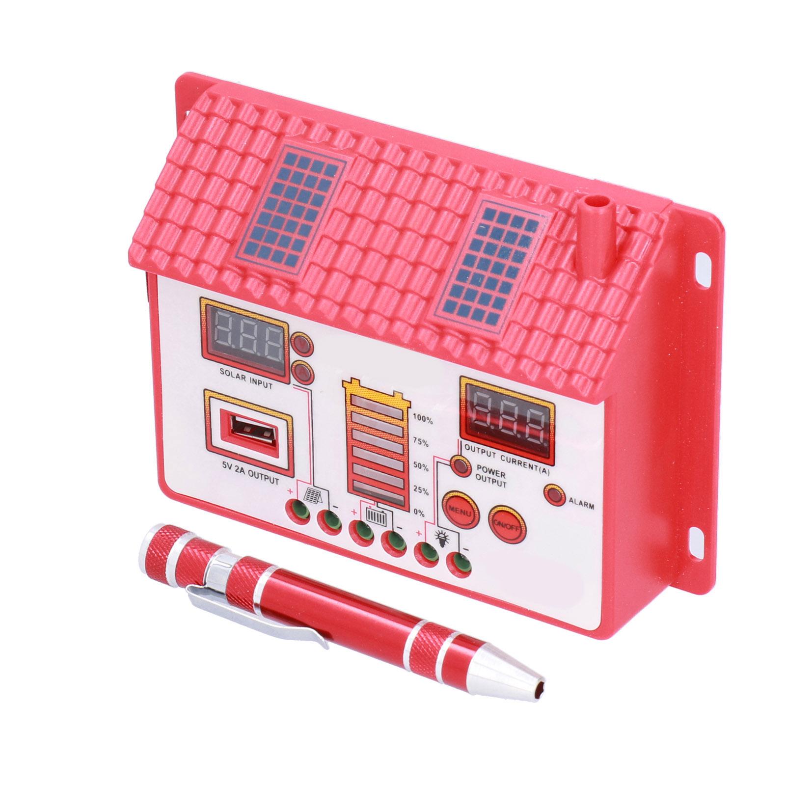 Контроллер солнечной зарядки в форме домика 12В 24В Автоматическое распознавание LED цифровой дисплей Регулятор 10А
Контроллер солнечной зарядки в форме домика 12В 24В Автоматическое распознавание LED цифровой дисплей Регулятор 10А