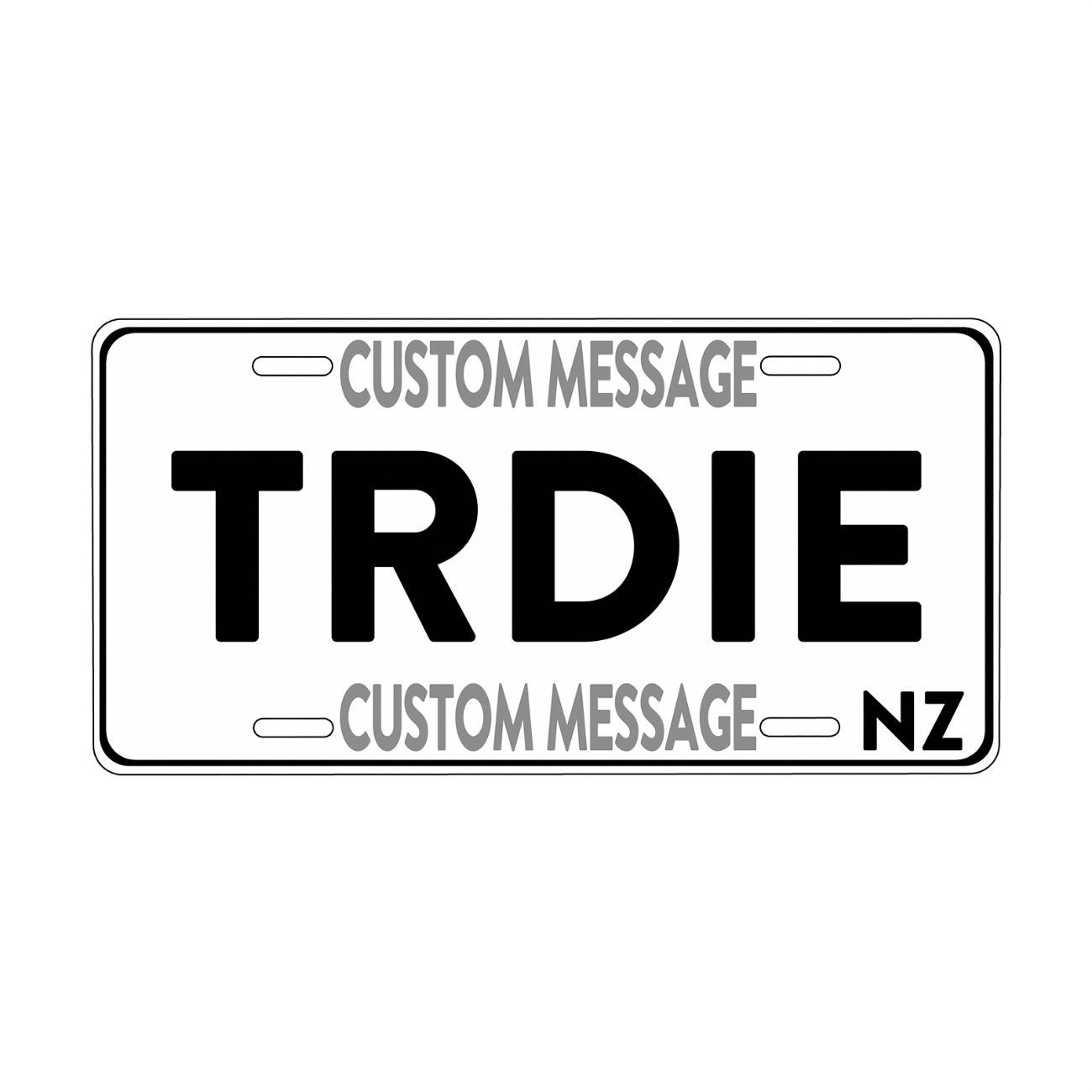 Personalized New Zealand Tin Sign Home Garage Wall Decor білий
Personalized New Zealand Tin Sign Home Garage Wall Decor білий