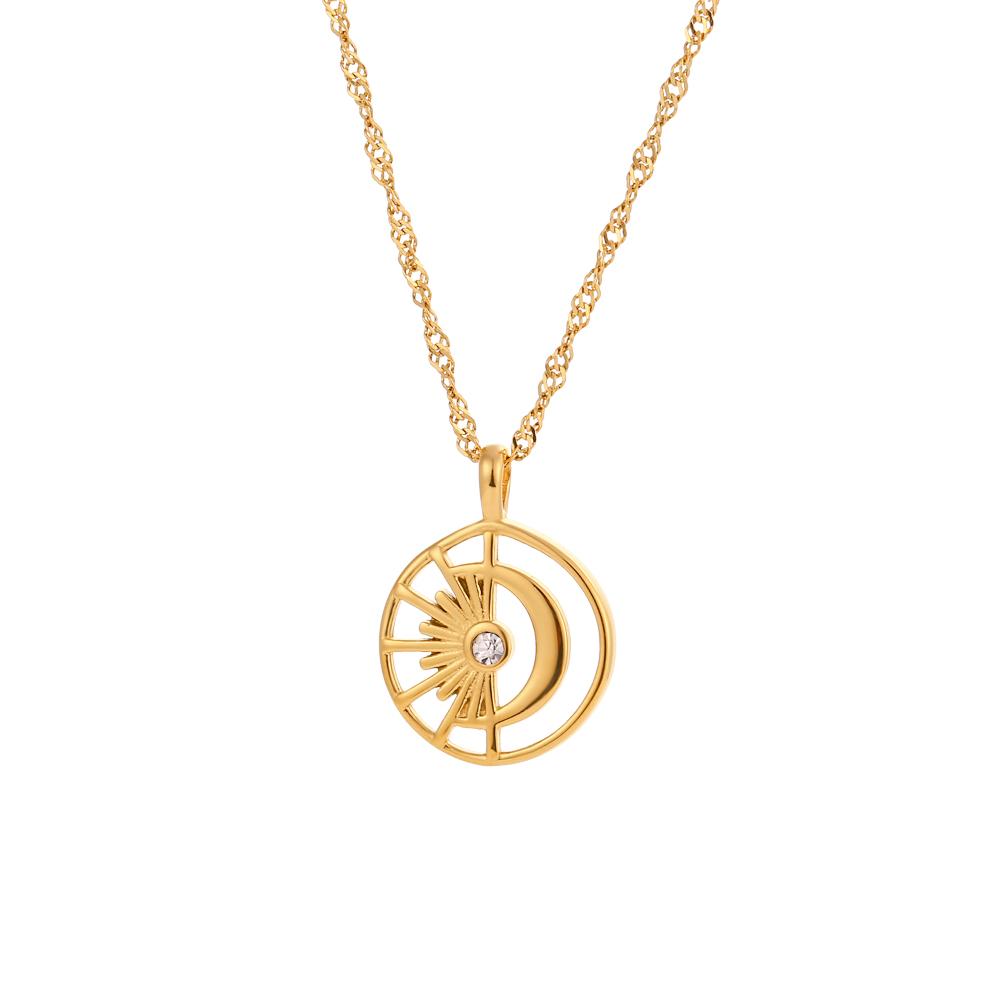 MamacitaSlay Sun Moon Pendant Necklace For Women High End Elegant Charm Jewelry Unique Stylish Statement Necklace For Daily Wear золотой
MamacitaSlay Sun Moon Pendant Necklace For Women High End Elegant Charm Jewelry Unique Stylish Statement Necklace For Daily Wear золотой