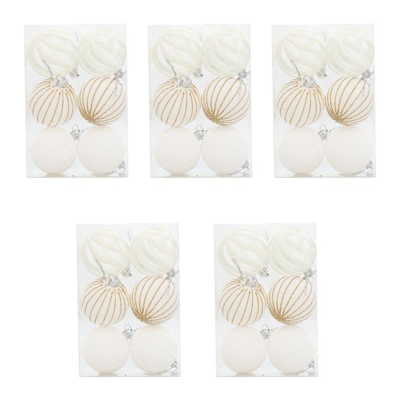 5 Boxes Christmas Tree Hanging Pendants Velvets Flocking Baubles for Holiday Decoration Indoor and Outdoor Ornaments 1 белый
5 Boxes Christmas Tree Hanging Pendants Velvets Flocking Baubles for Holiday Decoration Indoor and Outdoor Ornaments 1 белый