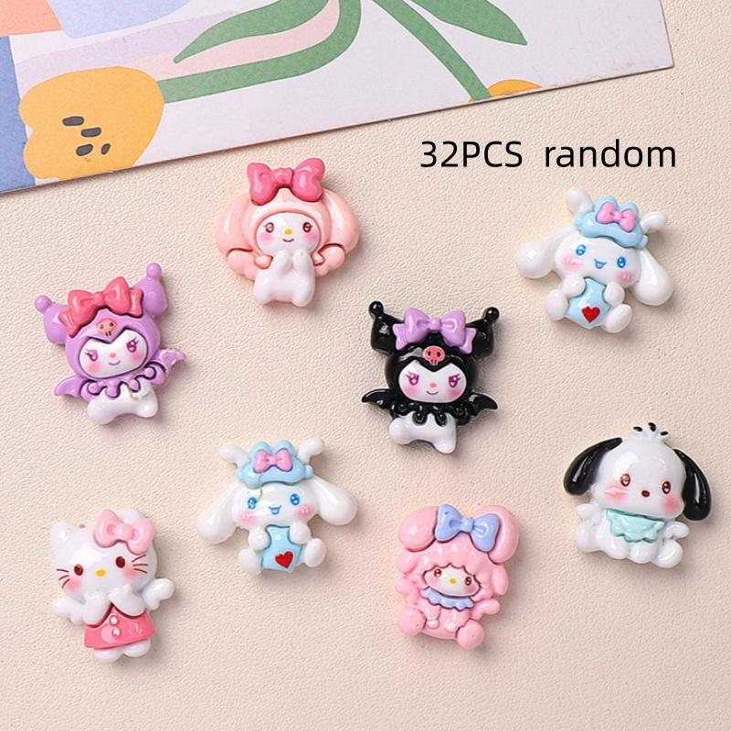 32/160PCS Cartoon Angel Bow Animal Resin Accessories DIY Cream Gel Phone Case Hair Accessories Material Pack
32/160PCS Cartoon Angel Bow Animal Resin Accessories DIY Cream Gel Phone Case Hair Accessories Material Pack