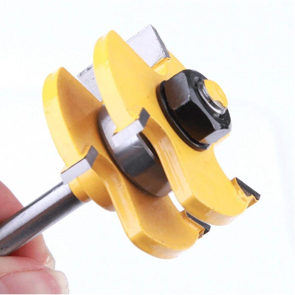 3 Teeth Woodworking Milling Cutter Wear Resistant Carving Cutter Floor Splicing Cutter Hand Tool
3 Teeth Woodworking Milling Cutter Wear Resistant Carving Cutter Floor Splicing Cutter Hand Tool