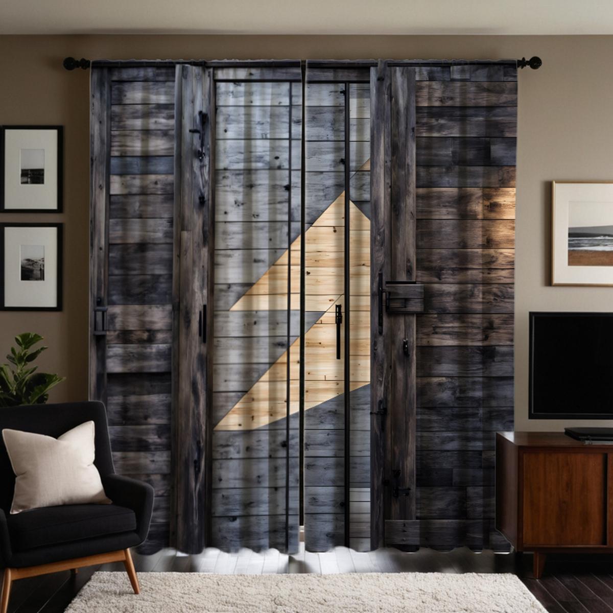 2 шт. HD винтажная деревянная дверь текстура декоративная занавеска черная занавеска с цифровым принтом домашний декор стиль украшенная гостиная W52H63inchW132H160cm
2 шт. HD винтажная деревянная дверь текстура декоративная занавеска черная занавеска с цифровым принтом домашний декор стиль украшенная гостиная W52H63inchW132H160cm