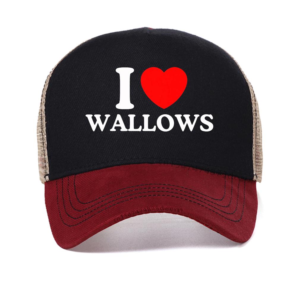 I Love Wallows Graphic Print baseball cap Unisex outdoor casual adjustable mesh trucker hat fashion Breathable mesh Snapback hat Adjustable
I Love Wallows Graphic Print baseball cap Unisex outdoor casual adjustable mesh trucker hat fashion Breathable mesh Snapback hat Adjustable