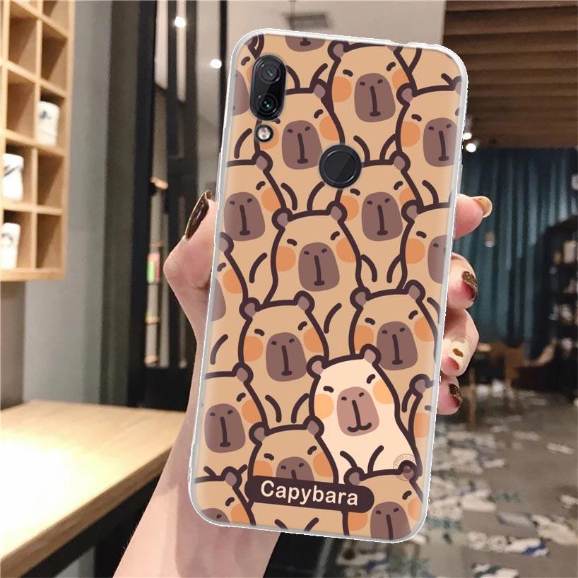 Funny Capybara Cartoon Animal Silicon Phone Case For Xiaomi Redmi Note 10 9S 9 8T 8 Pro 7 5 9T Mi 12T 11T 10T 12 11 Lite 11i A3 Redmi Note 8 Pro
Funny Capybara Cartoon Animal Silicon Phone Case For Xiaomi Redmi Note 10 9S 9 8T 8 Pro 7 5 9T Mi 12T 11T 10T 12 11 Lite 11i A3 Redmi Note 8 Pro