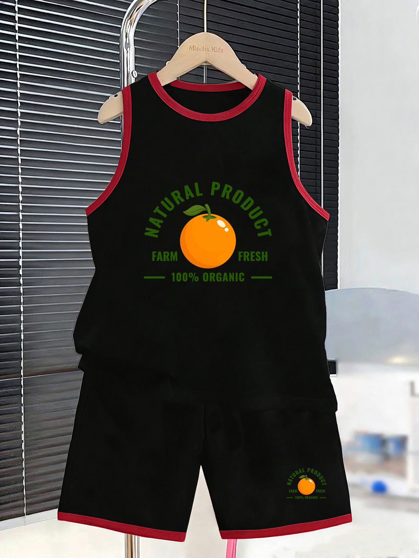Boys organic fresh style set with orange farm print. Premium soft fabric, breathable and comfy for simple daily casual styling. 2-3Y чёрный
Boys organic fresh style set with orange farm print. Premium soft fabric, breathable and comfy for simple daily casual styling. 2-3Y чёрный