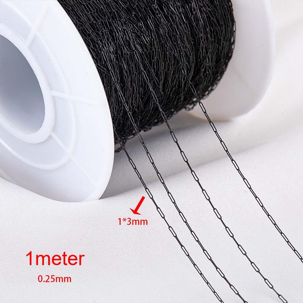 2meter 1meter Black Plated Chain for Men Punk Jewelry Making Necklace Stainless Steel Trend Link Chain Chunky Chain DIY Bracelet
2meter 1meter Black Plated Chain for Men Punk Jewelry Making Necklace Stainless Steel Trend Link Chain Chunky Chain DIY Bracelet