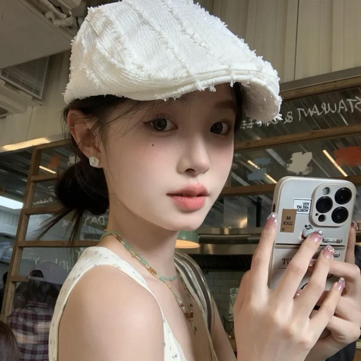Japanese Retro Solid Color Striped Beret Women s Spring and Summer Literary Retro Versatile Face Showing Small Thin Newspaper Boy s Baseball Cap 54-59CM
Japanese Retro Solid Color Striped Beret Women s Spring and Summer Literary Retro Versatile Face Showing Small Thin Newspaper Boy s Baseball Cap 54-59CM